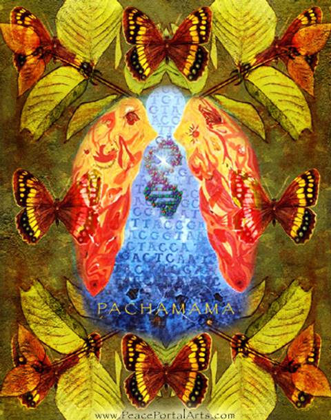 Pachamama's Prayer Flag by Alana Lea